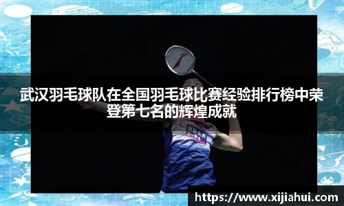 武汉羽毛球队在全国羽毛球比赛经验排行榜中荣登第七名的辉煌成就